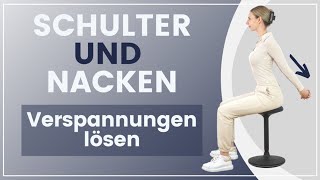 Top 5 Übungen gegen Schulter und Nackenverspannungen [upl. by Atelra]