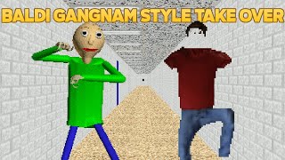 Also Null 💀  Baldis Basics Gangnam Style Takeover Baldis Basics Mod [upl. by Bithia]