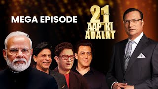 Aap Ki Adalat में जब एक साथ आये PM Modi Shahrukh Khan Salman Khan और Amir Khan  Rajat Sharma [upl. by Avra]