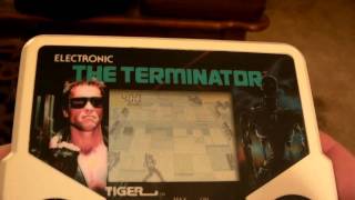 The Terminator LCD Handheld Game by Tiger 1988 [upl. by Cornelius]