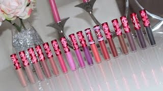 ♡ Revue  Swatch  Velvetines  Lime crime [upl. by Belter]