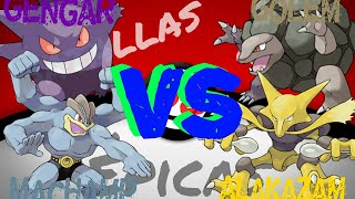 Alakazam vs Machamp vs Golem vs Gengar  Batallas de Rap Épicas prod Laloproduction beatz [upl. by Anitsyrhk816]