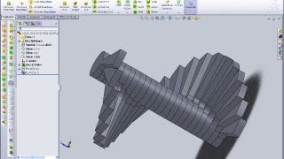 57 Treppe  Spiral Staircase  SolidWorks 20102012 Training  Curve driven pattern [upl. by Aitnohs]