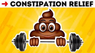 5 Exercises to Help Relieve CONSTIPATION [upl. by Aerdnaek]