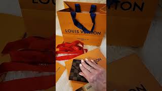 🥰 Louis Vuitton Victorine Wallet Damier Ebene Red 😍 Love it victorinewallet damierebene [upl. by Ynnaf]