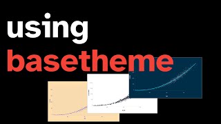 How to use basetheme in RRstudio [upl. by Notnroht819]