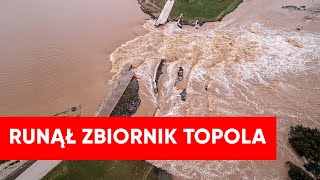 Pękł zbiornik Topola Proszą o przesłanie amfibii do ewakuacji [upl. by Lenna718]