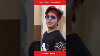 Ashish Chanchlani Appreciates Raj Grover Reaction  Ashish Chanchlani vines Raj Grover Fact shorts [upl. by Car666]