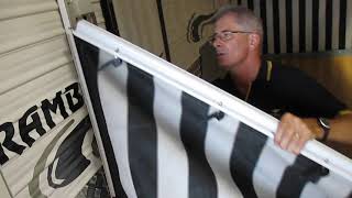 Aussie traveller caravan awning instructional video [upl. by Enawd798]