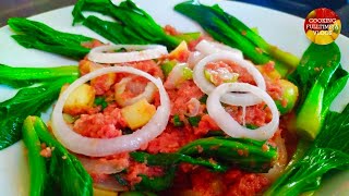 GINISANG CORNED BEEF WITH BOC CHOY satisfying foodie easyrecipe filipinofoods fypシ cooking [upl. by Allicserp]