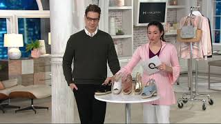 H by Halston Slingback Crossover Espadrille Wedges  Stella on QVC [upl. by Venetis]