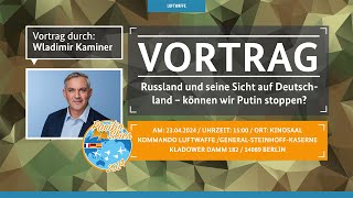 Wladimir Kaminer  Vortrag beim Kommando Luftwaffe [upl. by Avilys]