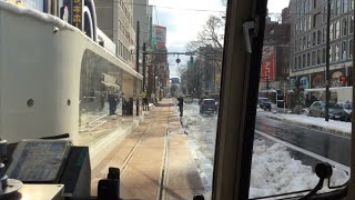 【前面展望】札幌市電 外回り循環全区間 Sapporo Streetcar Outherloop [upl. by Nelyaw]