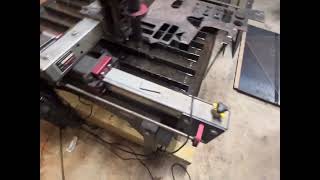 Adjusting and cleaning the cnc plasma table [upl. by Namilus]