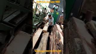 How to Use a Vertical Log Saw Mill to Cut Large Sized Wood  Perfect Tips to Share [upl. by Hsuk]