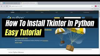 How To Install Tkinter In Python  Tkinter For Python  Easy Tutorial [upl. by Cristian]