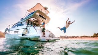 All day on a PRIVATE YACHT in MEXICO  Cabo San Lucas [upl. by Herbert]