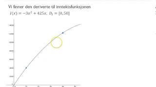 S2  32b  Derivasjon og økonomi inntektsfunksjoner [upl. by Neyut24]