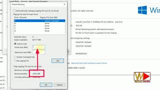 How to Set Virtual Memory or Paging File in Windows 10 to Improve Game and System Performance [upl. by Landis]