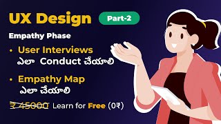 User Interview Ela conduct cheyali  Empathy Mapping Ela cheyali  Telugu [upl. by Ballman]