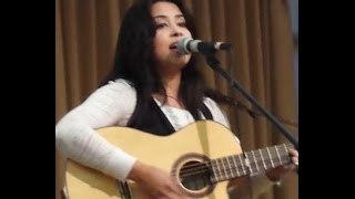 MOUSUMI BHOWMIK Shunechi Shedin COVERby Chandrima Mitra  lyrics [upl. by Etana]