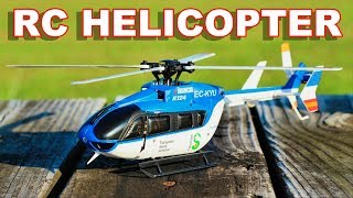 Scale Brushless RC Helicopter XK K124 EC145  Inverted Flight  TheRcSaylors [upl. by Hahsia939]