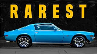 20 RAREST Chevrolet Camaros Ever Made [upl. by Arehsat]