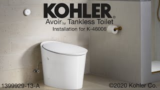 Installation  Avoir Tankless Toilet [upl. by Sophey]