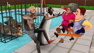 Scary Teacher 3D Animation  Episode 2 Nick amp Tani Rescue Miss T From Granny and Grandpa [upl. by Nezam190]