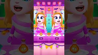 Angela 2 cartoon 🍕🧀🥰🍭🤯🐈🍫🥝😺funny talkingtom games shortsfeed cartoon [upl. by Aisel]