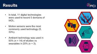 FCI ePoster No 2 Wilson Digital Tool Selection to Facilitate Assessment of ADLs Angus Wallace [upl. by Adaha]