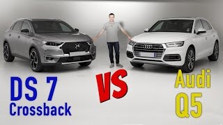 DS 7 Crossback vs Audi Q5  premier match exclusif [upl. by Ameline]