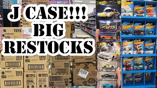 2024 J CASE SIDEKICK BIG TIME RESTOCKS OF ALL HOT WHEELS AND M2 Peg hunting Walmart Porsche S15 [upl. by Nussbaum704]