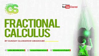 1 FRACTIONAL CALCULUS Introduction classical and fractional derivatives [upl. by Anirod]