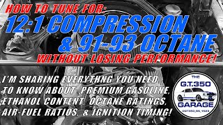 How To Tune For 1051251 Compression amp 9193 Octane Pump Gas Without Losing Horsepower or Torque [upl. by Kcub]