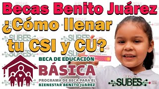 🚨💥 BECAS BENITO JUÁREZ 🔔✨ Cómo llenarlas Cédula de Solicitud de Incorporación y Cédula Única [upl. by Nollek]