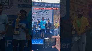 21 km running winner all India running 21km marathon army [upl. by Hallock200]