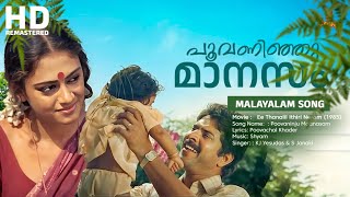 Poovaninju Maanasam Video Song  Ee Thanalil Ithiri Neram Movie Song  Mammootty  Shobhana Yesudas [upl. by Hughett152]