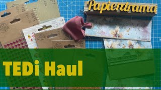 Karten basteln mit DSP und Glitzerpapier  Bastel Haul  Papierdrama 😍🐰 [upl. by Hotze]