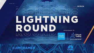 Lightning Round Sharkninja executes like you wouldnt believe says Jim Cramer [upl. by Lebazej]