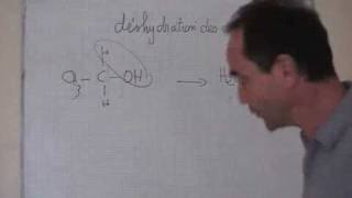 cours 1S  chimie  ch12 réaction de déshydratation des alcools [upl. by Mulderig]