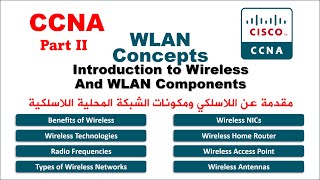 الشبكات اللاسلكية المحلية WLAN  CCNA [upl. by Ativla164]