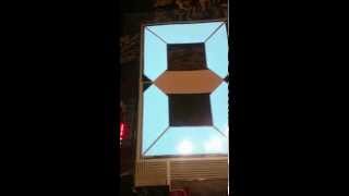 electroluminescent 7 segment relay switched display Arduino [upl. by Ciprian415]