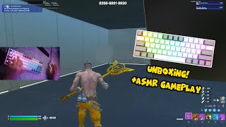 Redragon K617 fizz Unboxing  Fortnite ASMR Gameplay😴 [upl. by Harahs]