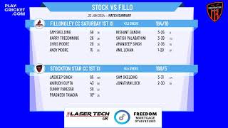 Stockton Star CC 1st XI v Fillongley CC Saturday 1st XI [upl. by Iridis]