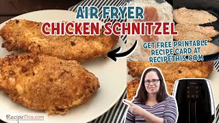 Air Fryer Chicken Schnitzel made from scratch [upl. by Hawkins]