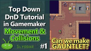 Gamemaker Top Down DnD 1  Can We Make Gauntlet [upl. by Esyla710]