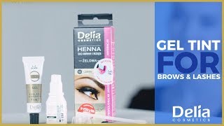 Delia Cosmetics Gel Tint for Brows and Lashes – an easy way for beautiful brows and lashes [upl. by Lemra]