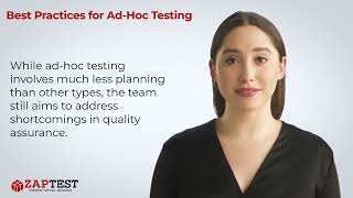 Best Practices for Ad Hoc Testing [upl. by Cath]