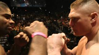 UFC 141 WeighIn LesnarOvereem Highlight [upl. by Euginomod540]